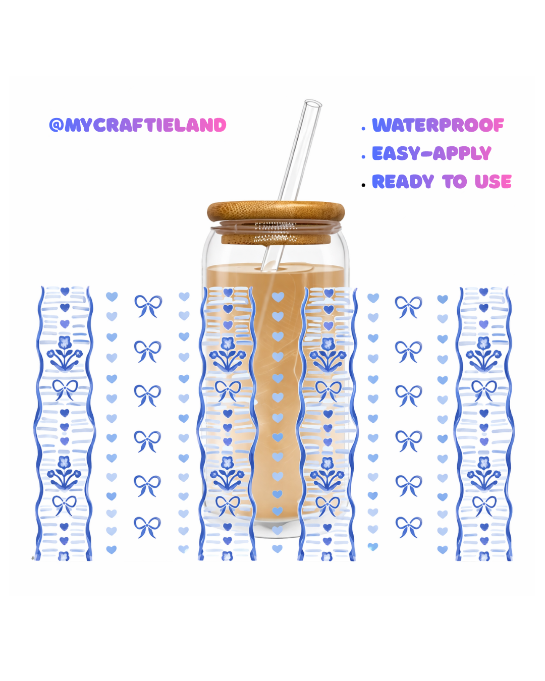 16oz Cup UV DTF Cup Wrap