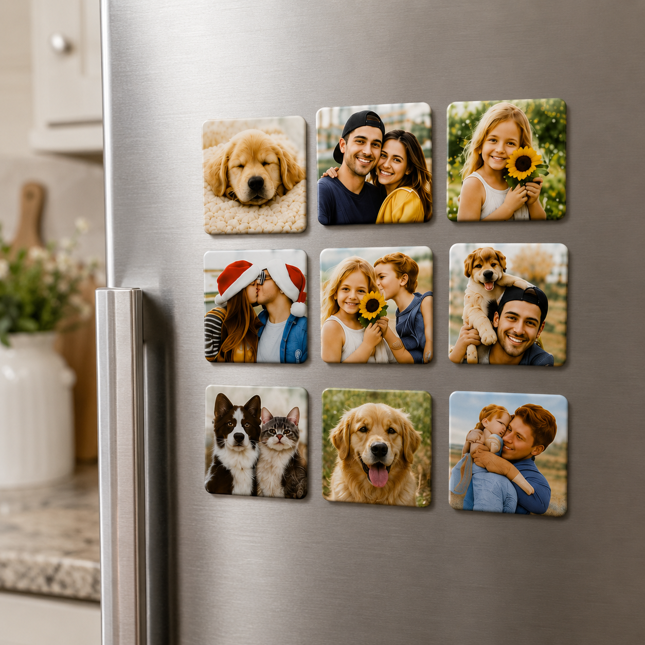 Custom Photo Magnet (2x2) | Turn Your Memories Into Cute Fridge Keepsakes 💕