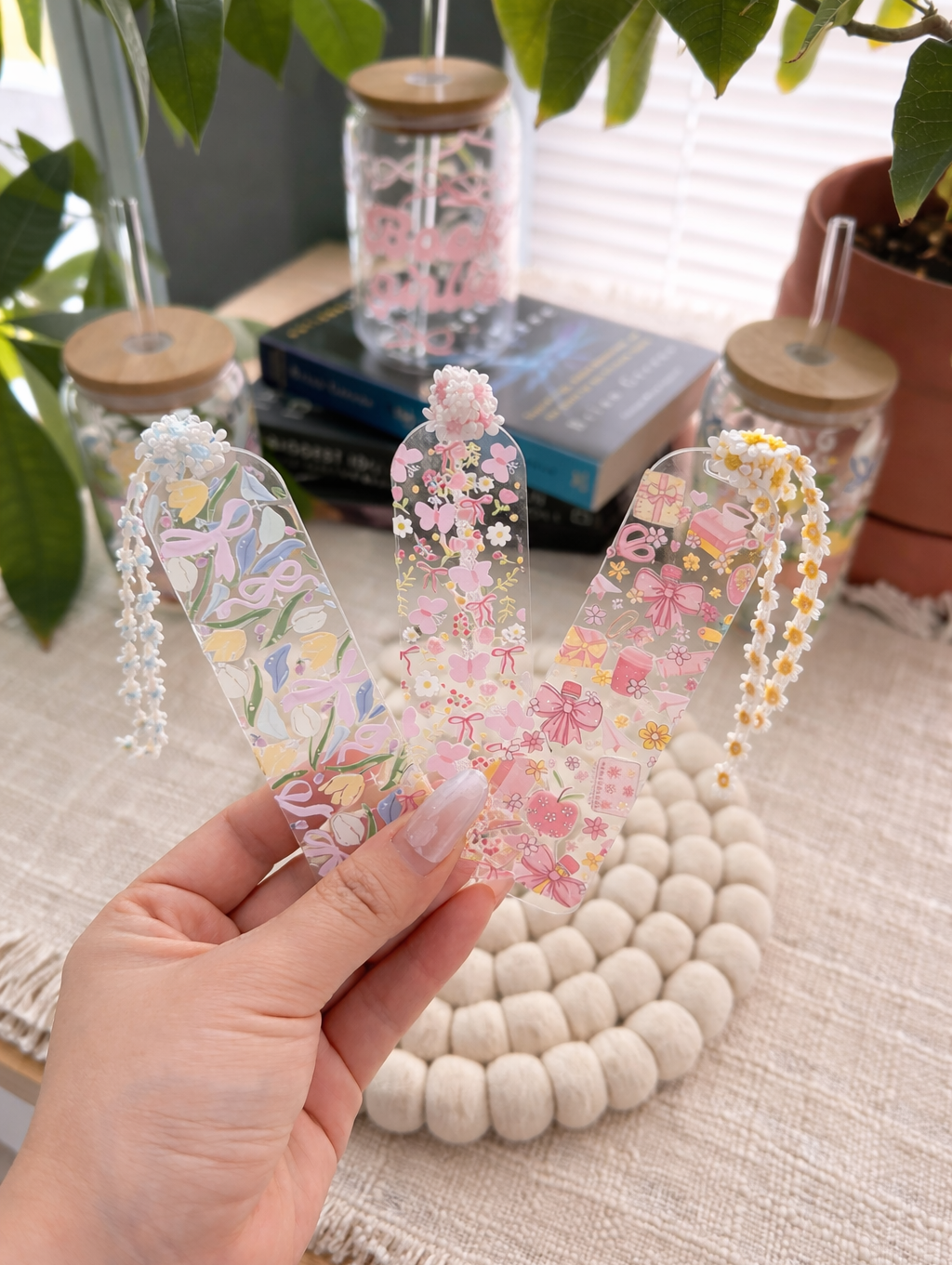 Handmade Bookmark | Tulip Garden