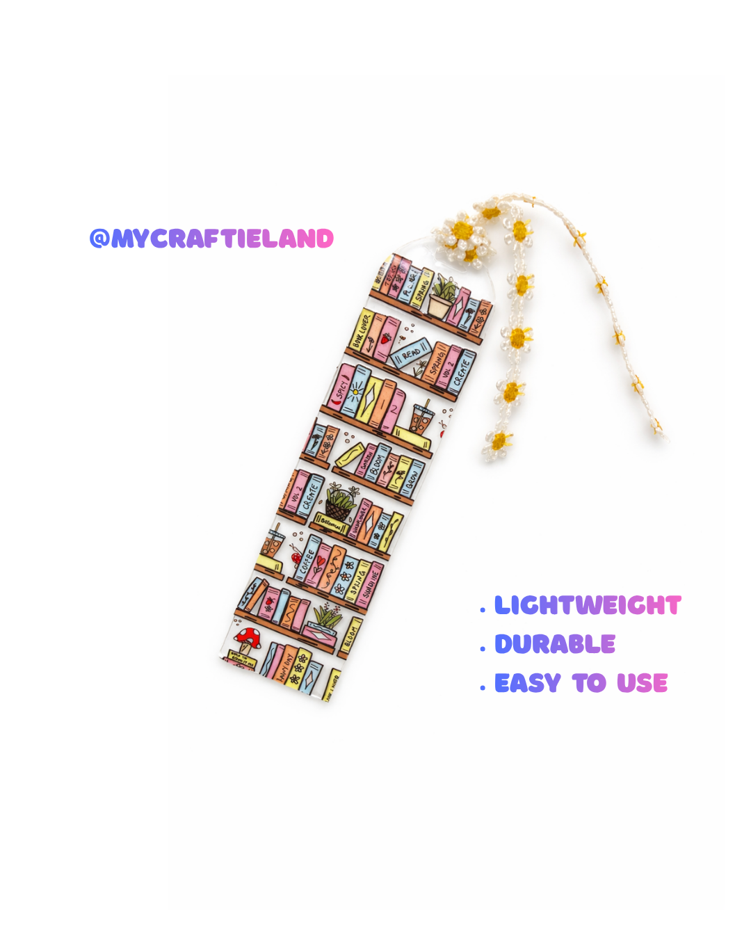 Handmade Bookmark | Book Shelf