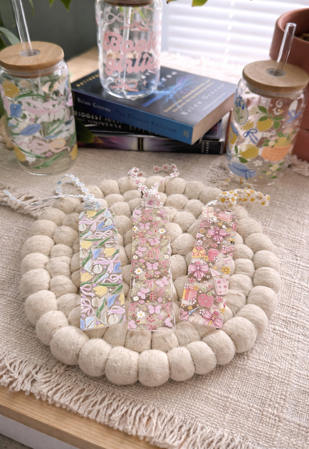 Handmade Bookmark | Tulip Garden