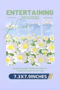 Daisy Flower Field DTF Iron-On Transfer | Aesthetic Nature Landscape Heat Transfer