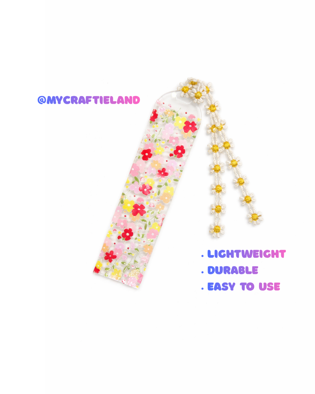 Handmade Bookmark | Flower Bouquet