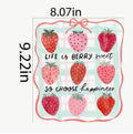Sweet Strawberry DTF Transfer 🍓 – Cute Heat Transfer for T-Shirts & DIY