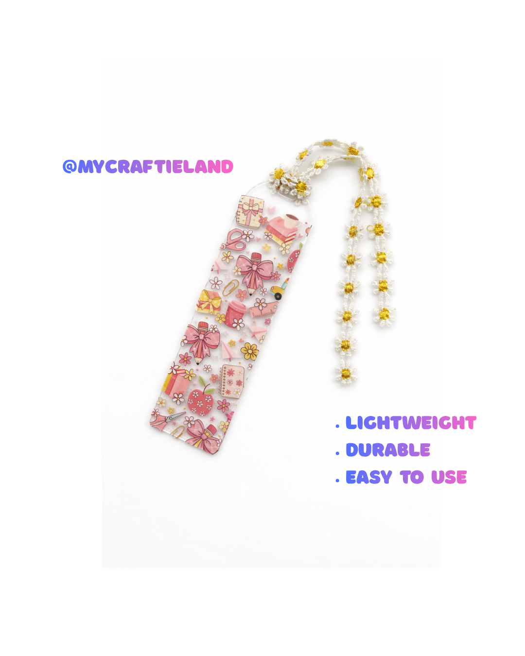 Handmade Bookmark | Pink Gifts